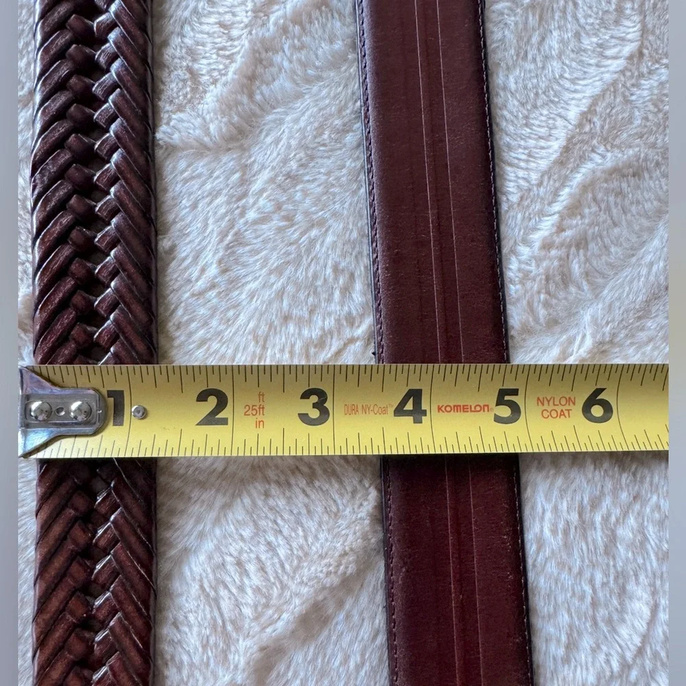 Men’s 2 Leather Belt Bundle